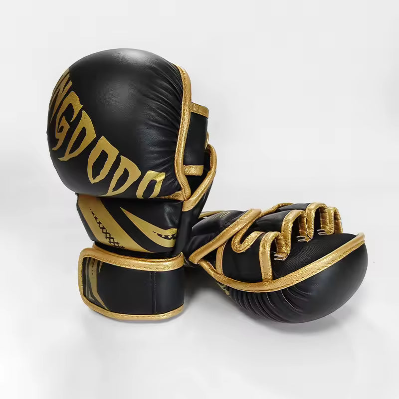 Domínio Total – Luvas Meio-Dedo para Treino e Combate Real